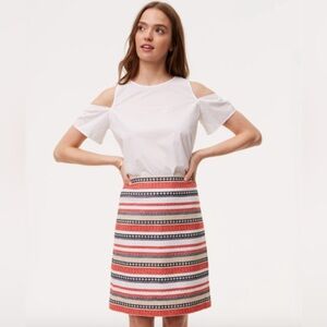 LOFT Aztec Skirt Size 2P